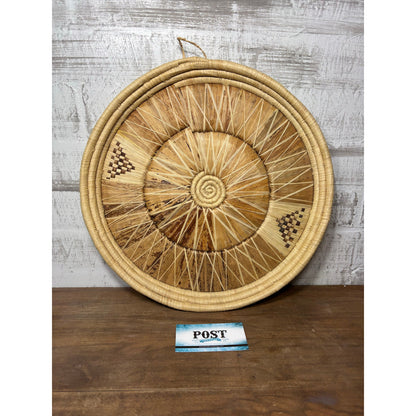 Woven Banana Fiber Tray/ Wall Decor