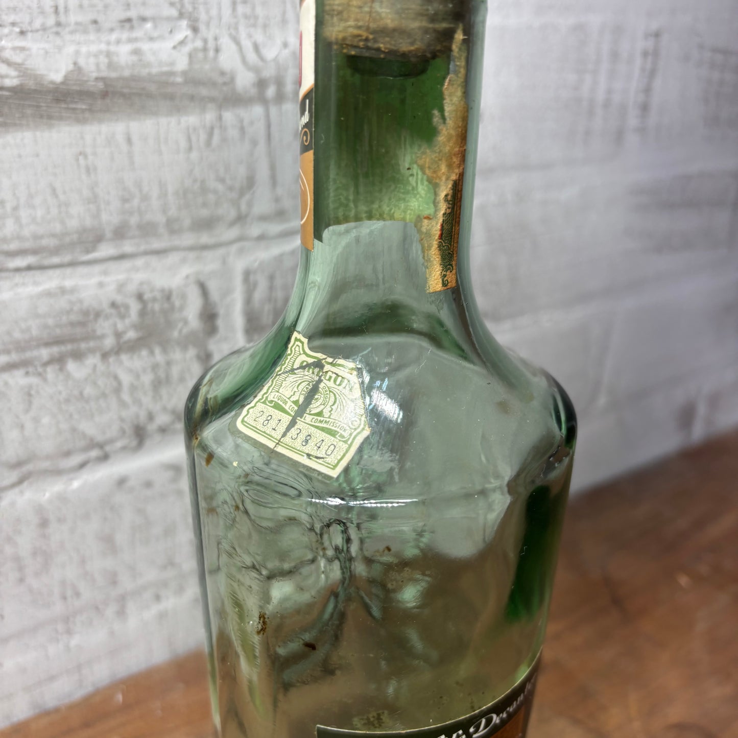 Vintage Old Fitzgerald Kentucky Bourbon Whiskey Glass Decanter
