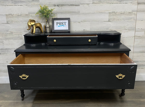 Short Black Dresser