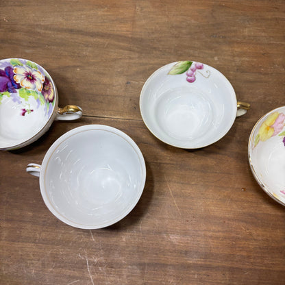 Vintage Tea Cups Set Of 4 #1
