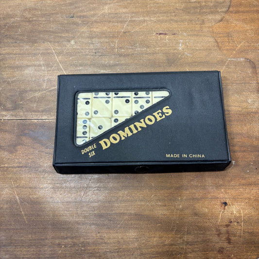 Vintage Double Six Dominoes Set of 28