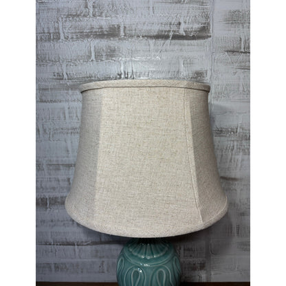 Blue Porcelain Textured Table Lamp