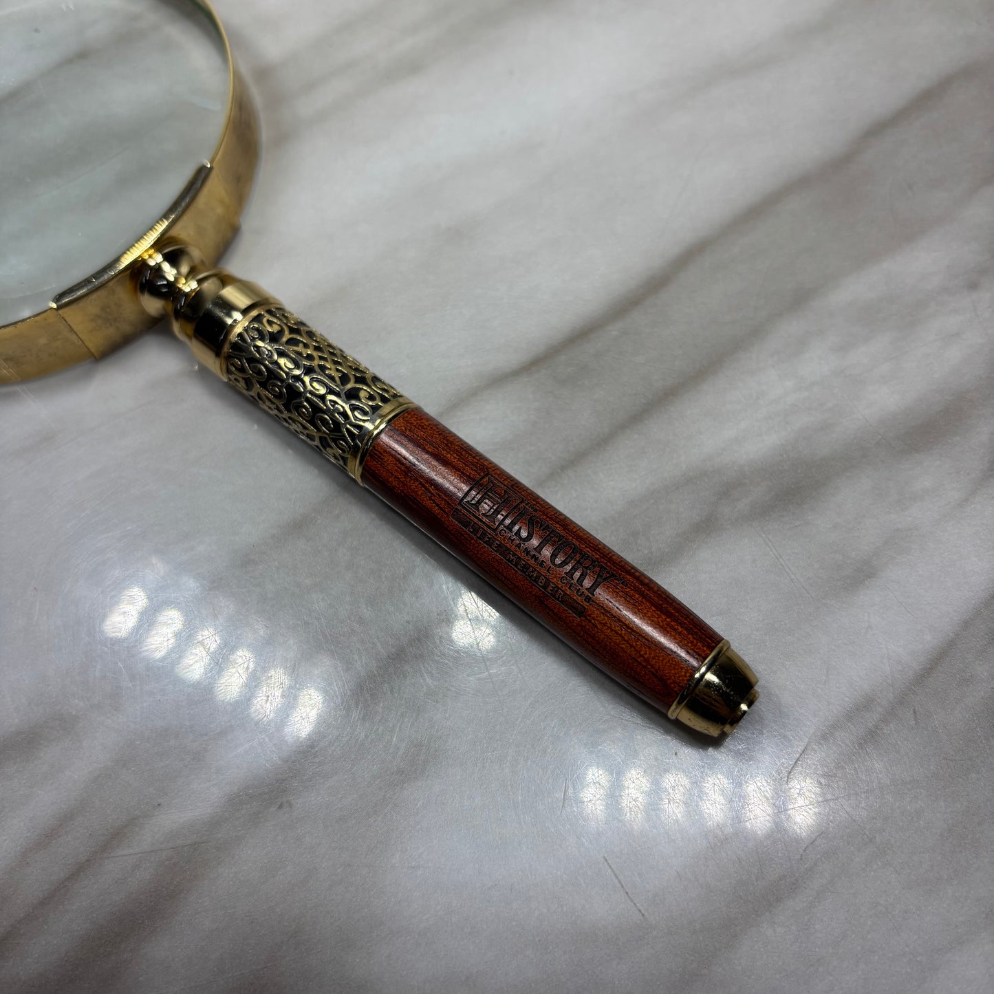 Vintage History Channel Club Life Member Magnifying Glass