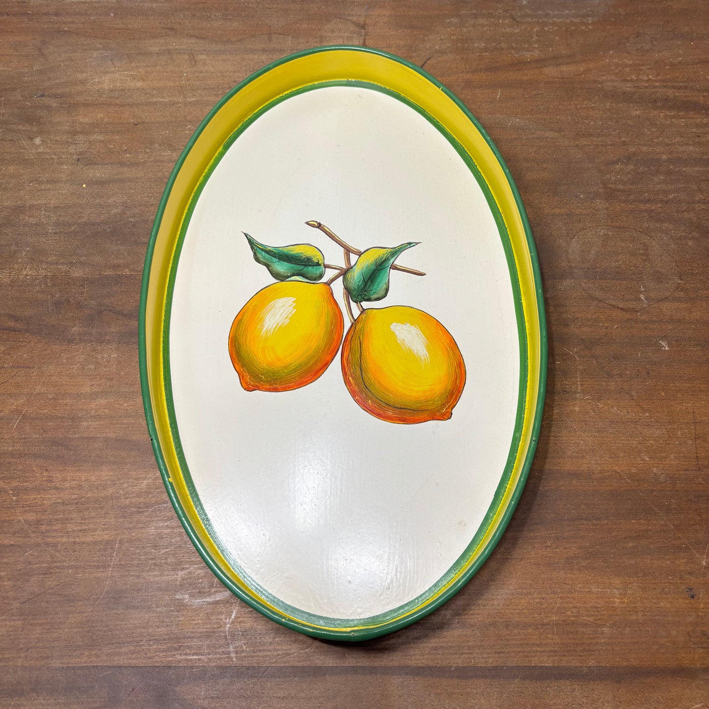Les Ottomans Lemon Oval Tray