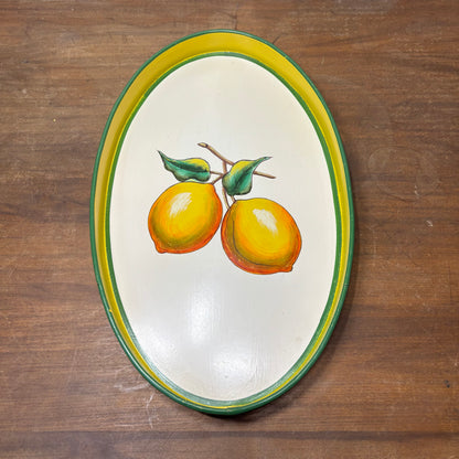 Les Ottomans Lemon Oval Tray