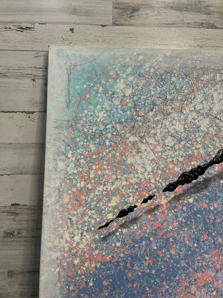 Sparkly Textured Painting