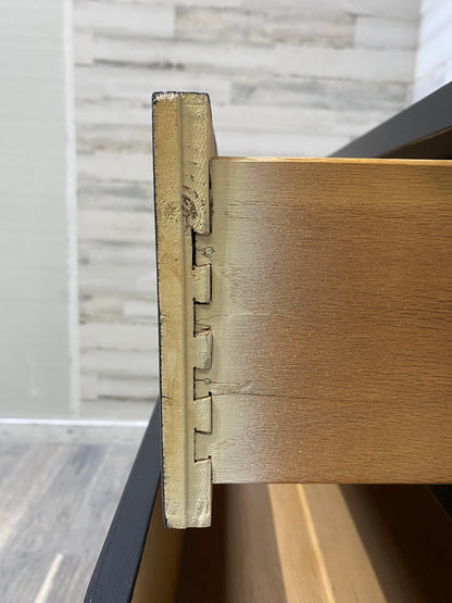 Mid Century Black & Gold Dresser