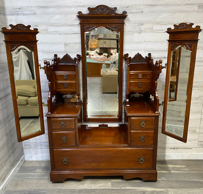 Antique Victorian Vanity Dresser