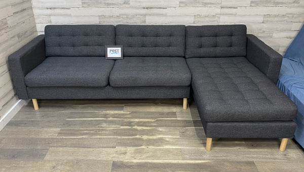 IKEA Dark Gray Modern Sectional Couch