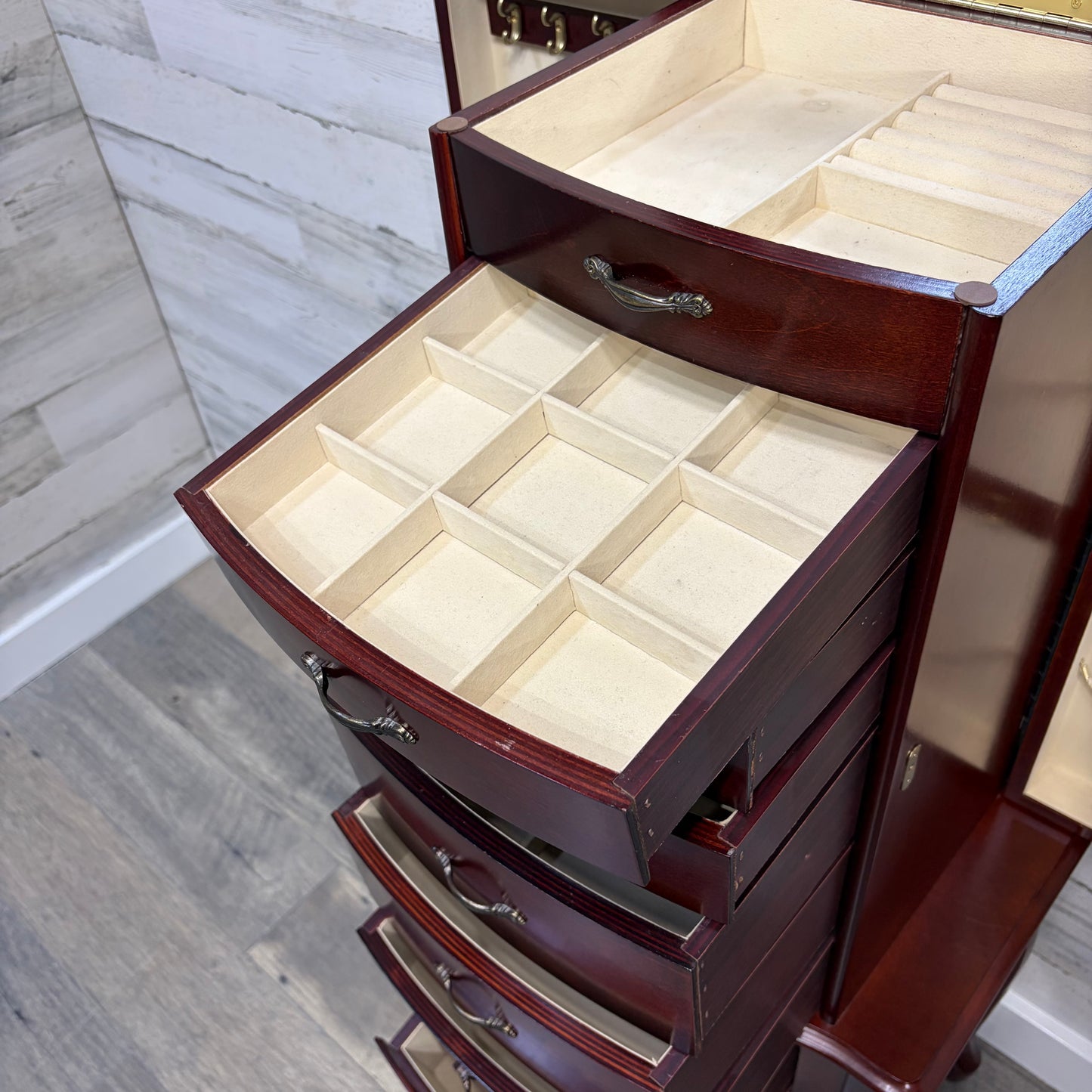 Standing Floor Jewelry Cabinet