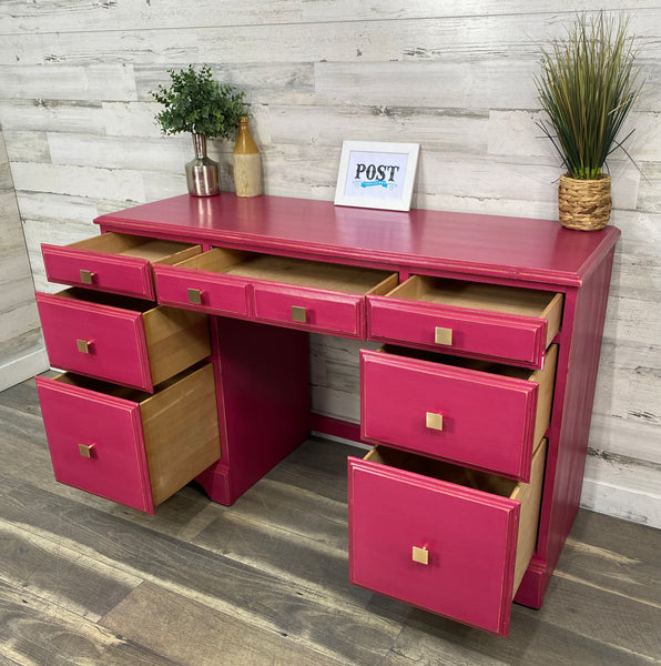 Hot Pink Barbie Desk