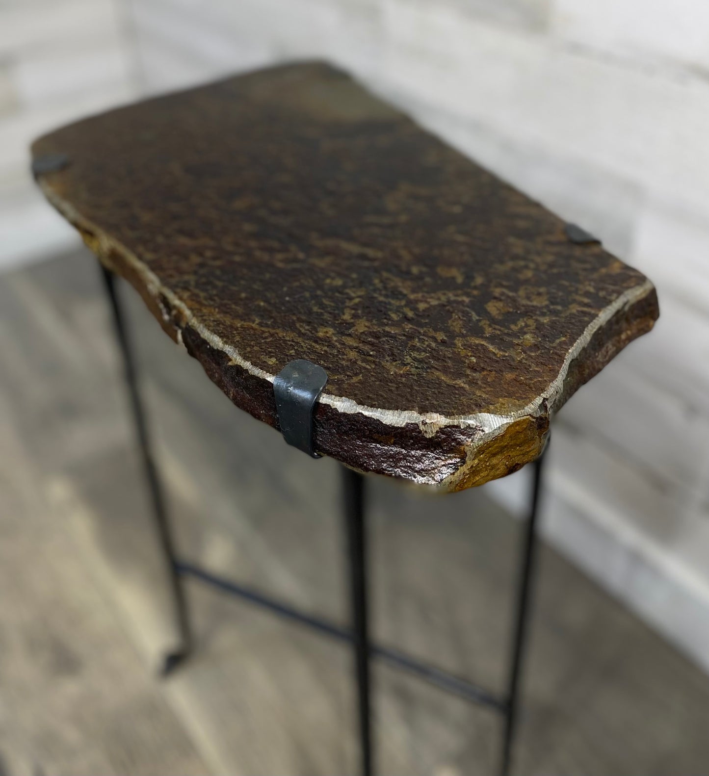 Montana Slate Top End Table