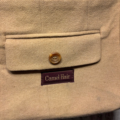 Vintage Tan Camel Hair Crossbody Bag