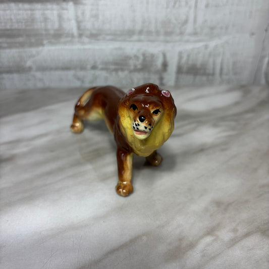 Vintage Porcelain Lion Figurine