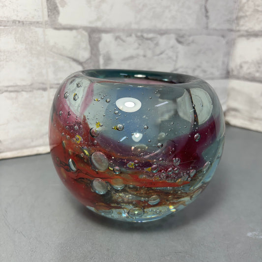 Blown Art Glass Bud Vase