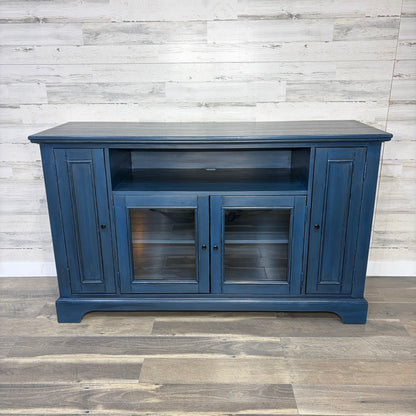 Dark Blue Tv Stand Buffet