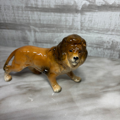 Vintage Porcelain Lion Figurine