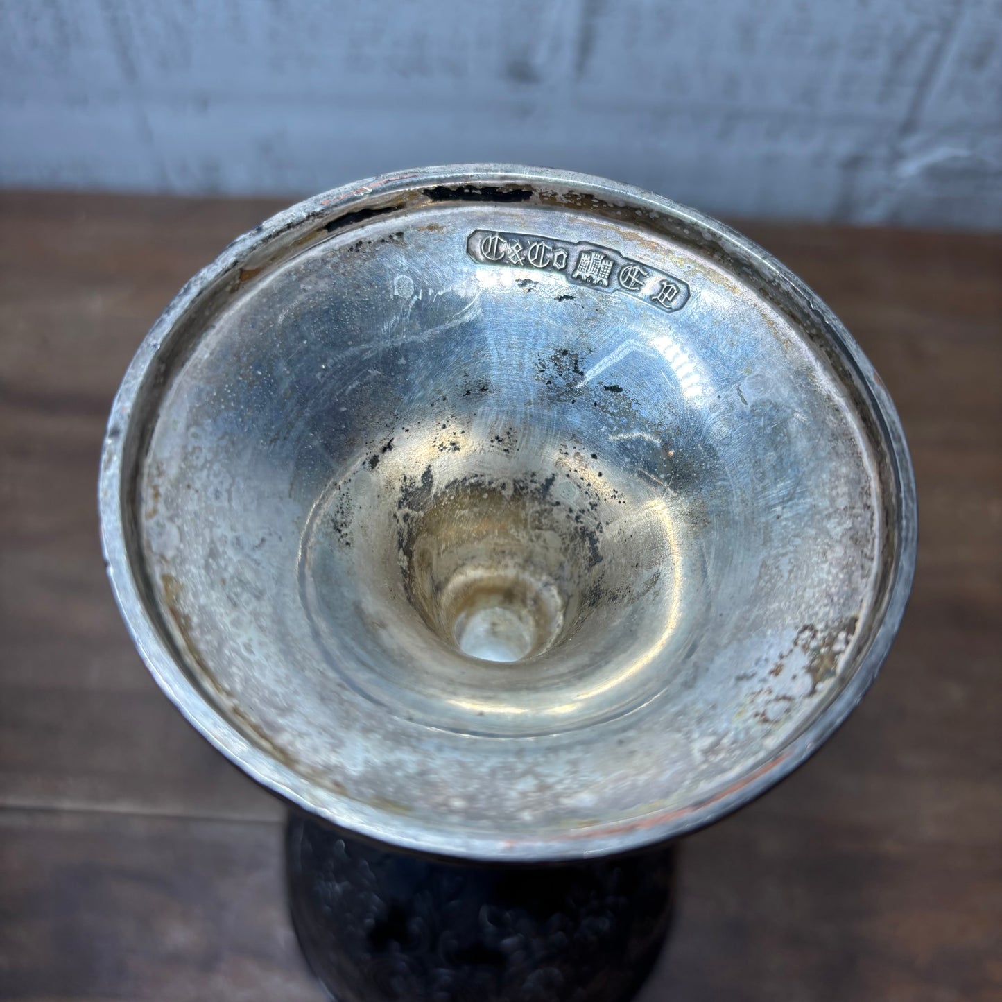 Victorian-Style Repoussé Goblet / Chalice