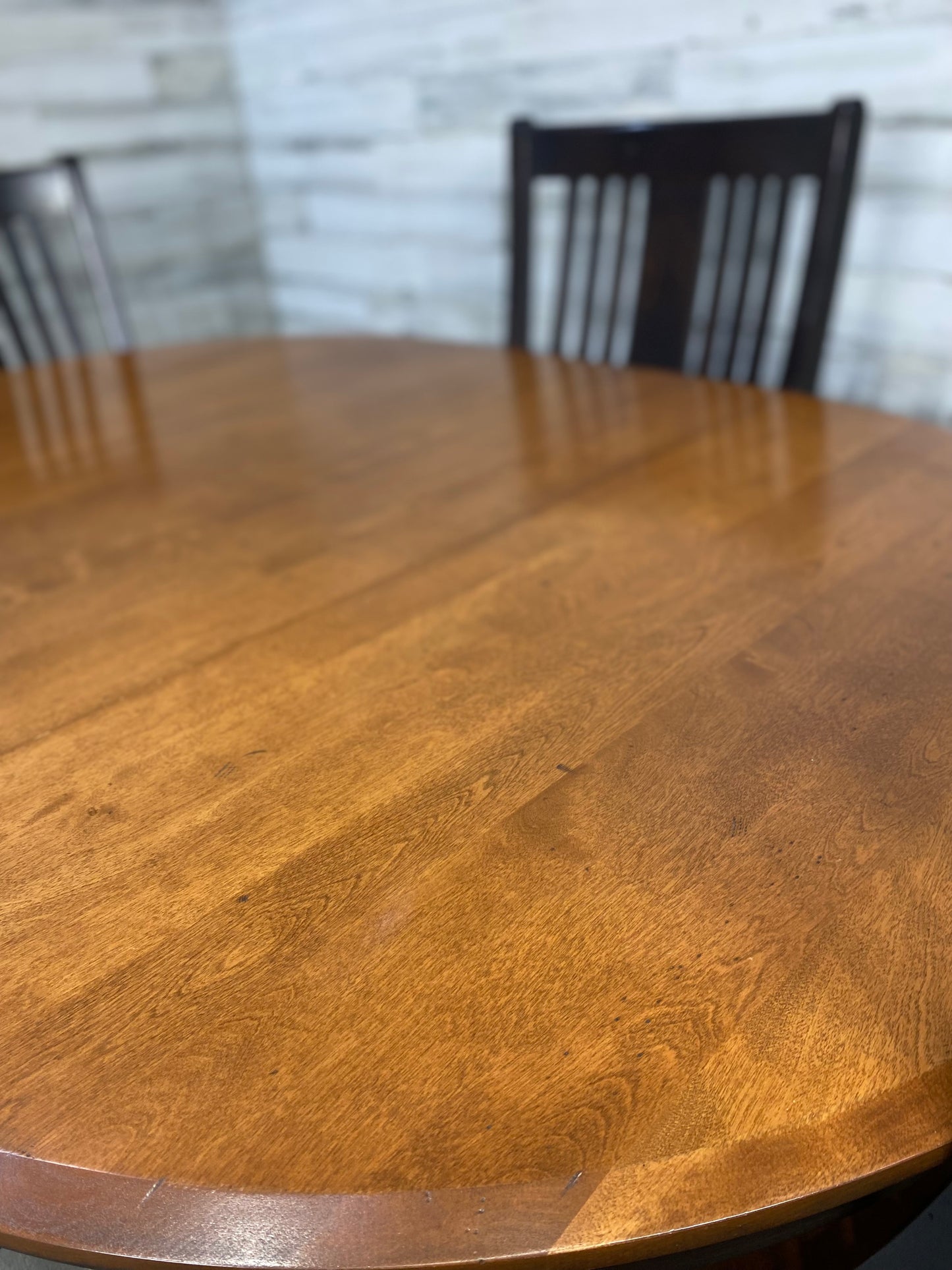 Black Dining Table & 4 Chairs Set