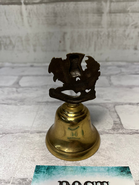 Vintage Brass Scottish Desk Bell