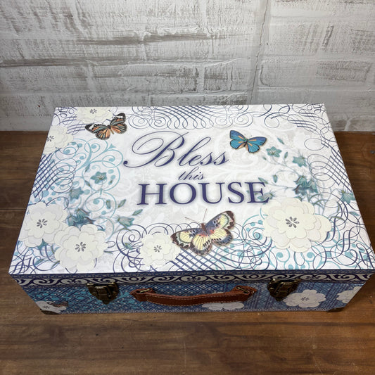 “Bless This House” Keepsake Suite Case