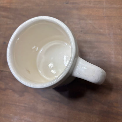 Mid Century Ceramic Blue Bird Handmade Mug