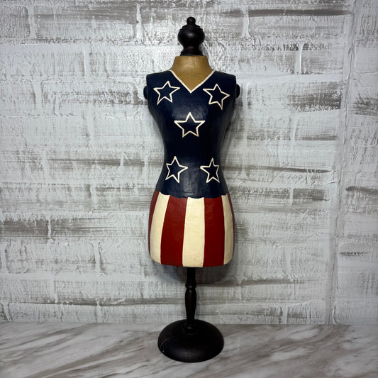 Americana Tabletop Paper Mache Mannequin