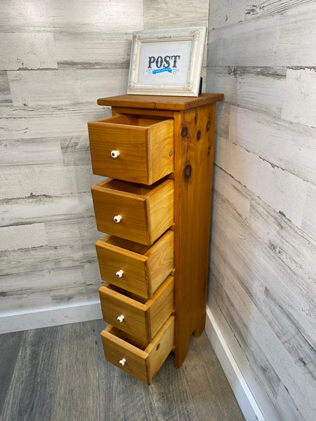 Solid Pine Wood Skinny Drawers