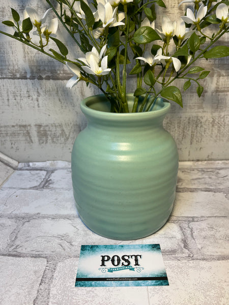 Decorative Ceramic Vase W/ Faux Flowers