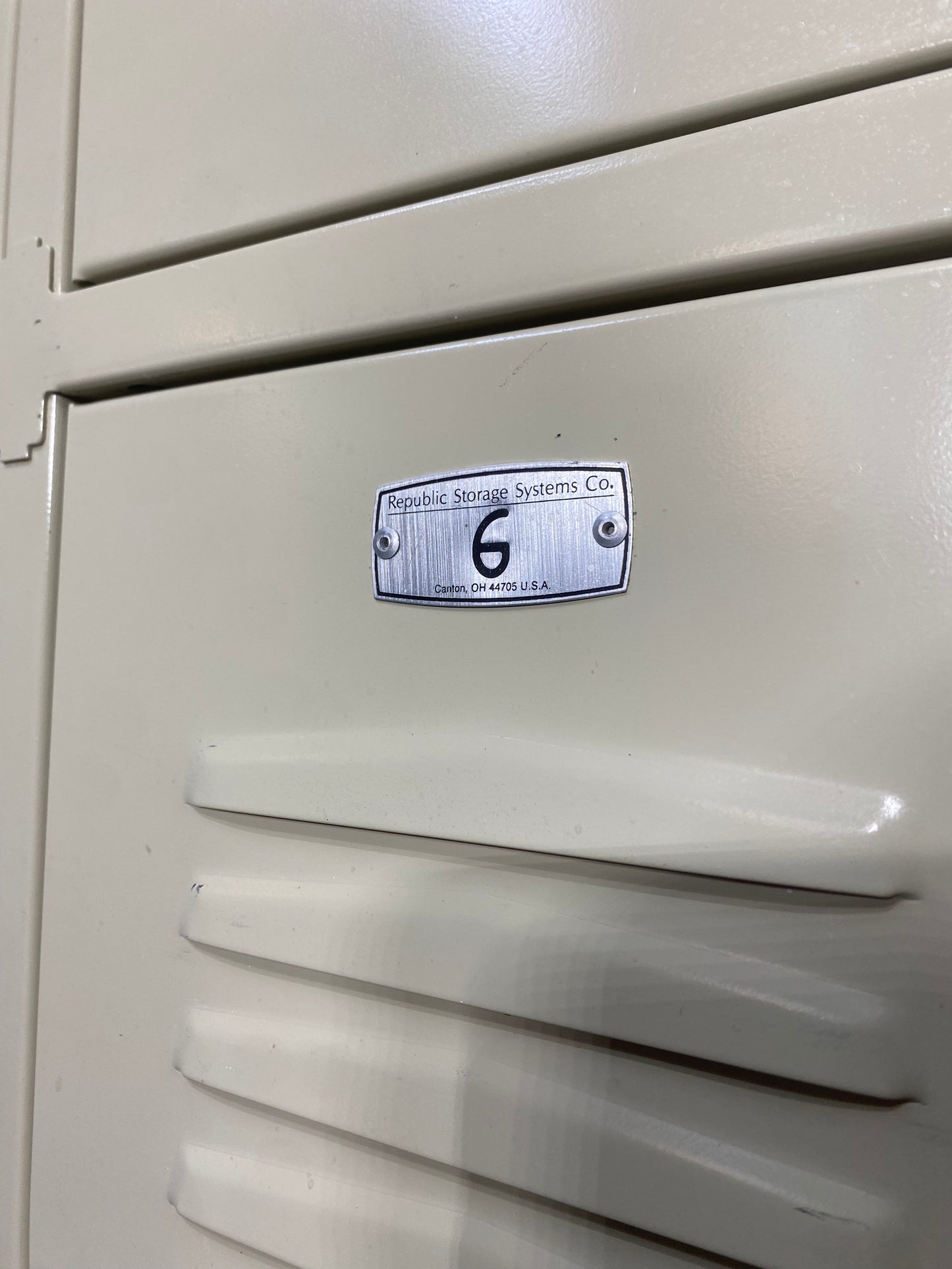 Set Of 6 School/ Gym Lockers