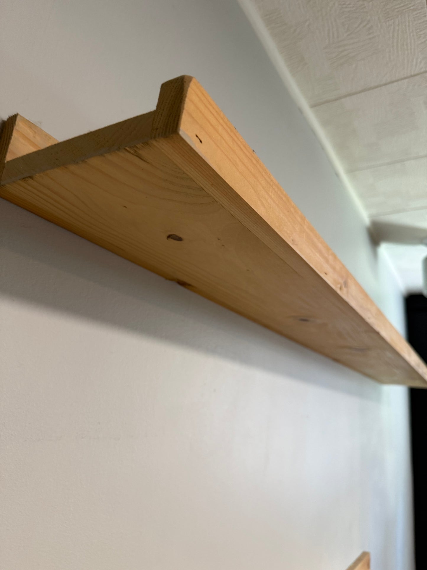 Set Of 2 Custom Wood Shelves