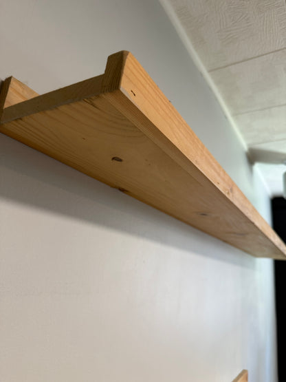 Set Of 2 Custom Wood Shelves