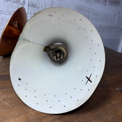 Mid Century Copper Wall Sconce