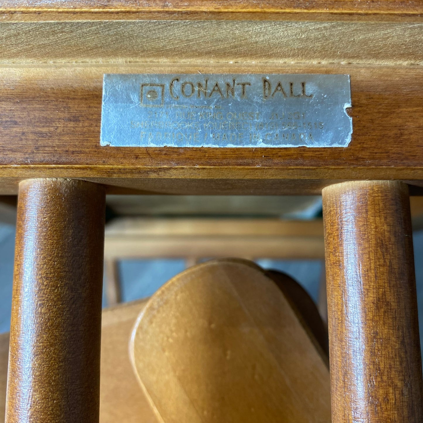Vintage Wood Gliding Rocking Chair