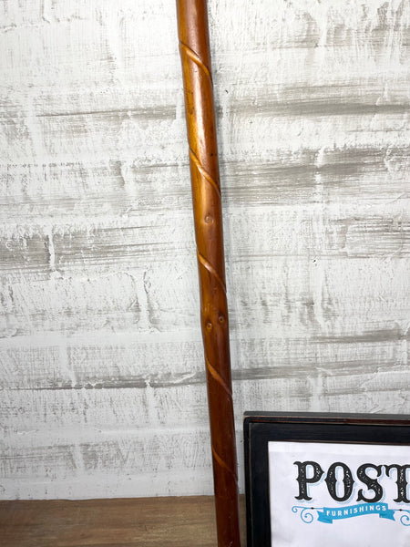 Hand Carved Wooden Cane
