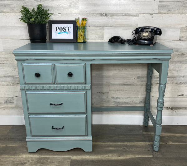 Blue Gray Desk