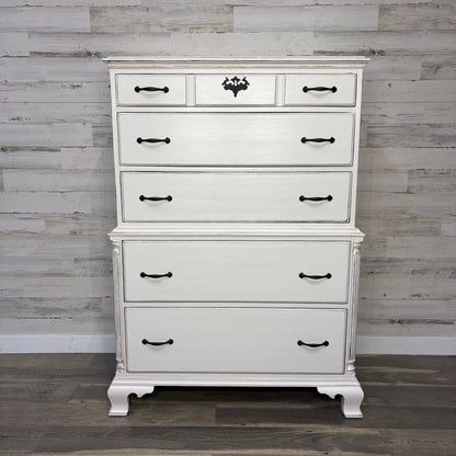 Tall White Dresser