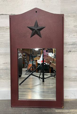 Rustic Star Mirror