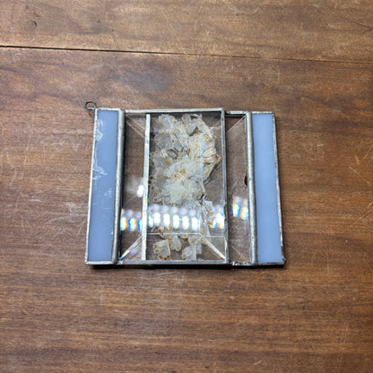 Vintage Pressed Flower Suncatcher