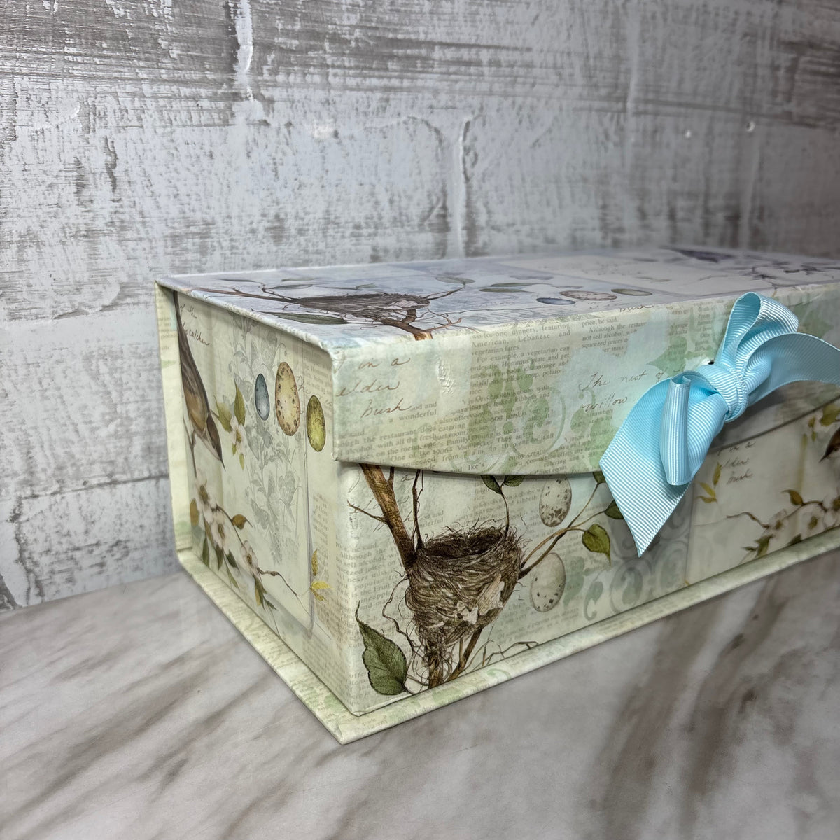 Bird Rectangular Keepsake Storage Box