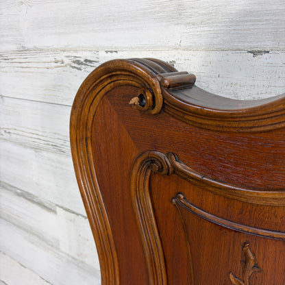 Antique French Carved Twin Bed Frame