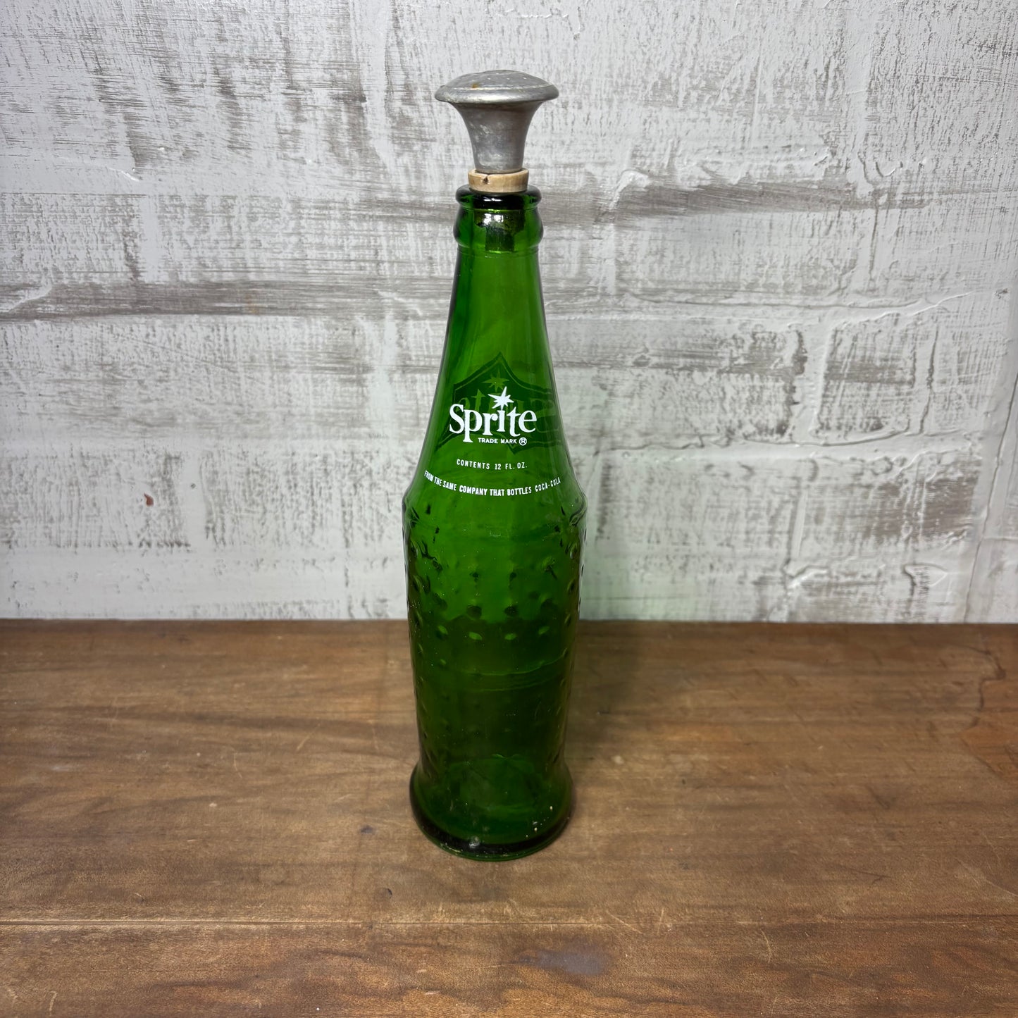 Vintage Sprite Glass Bottle