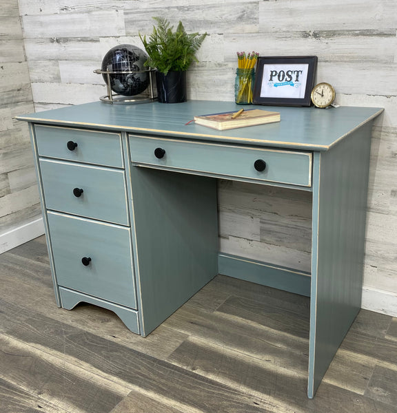 Blue Gray Stanton Desk