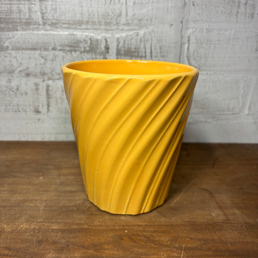Yellow/ Orange Swirl Pot