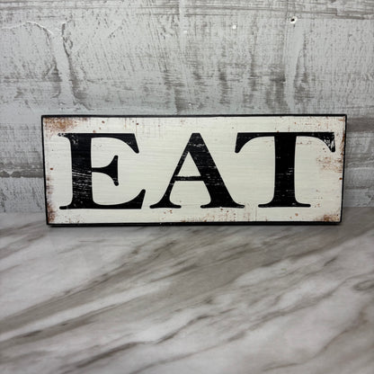 Farmhouse “Eat” Sign