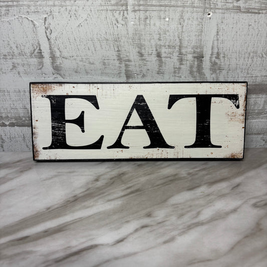 Farmhouse “Eat” Sign