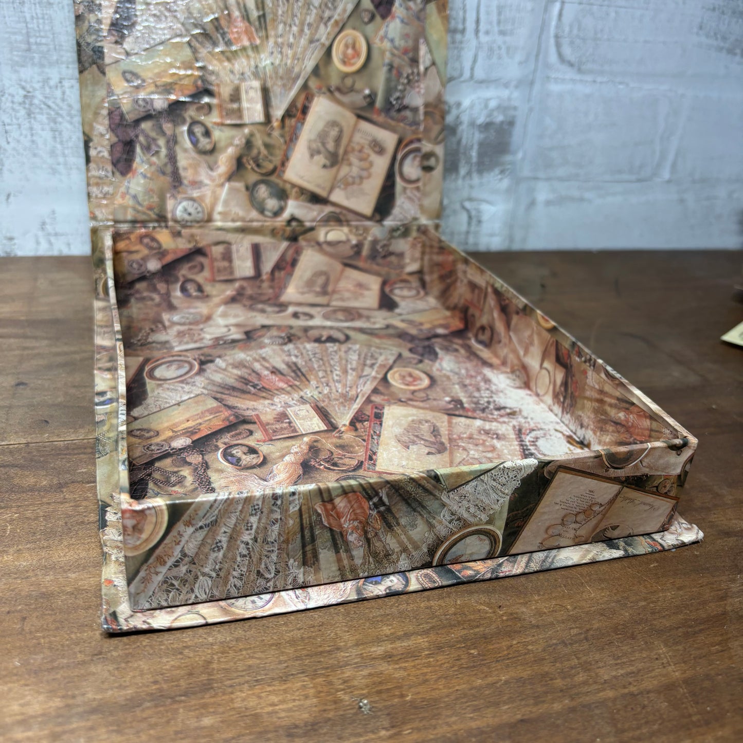 Vintage Angel Cherub Storage Box