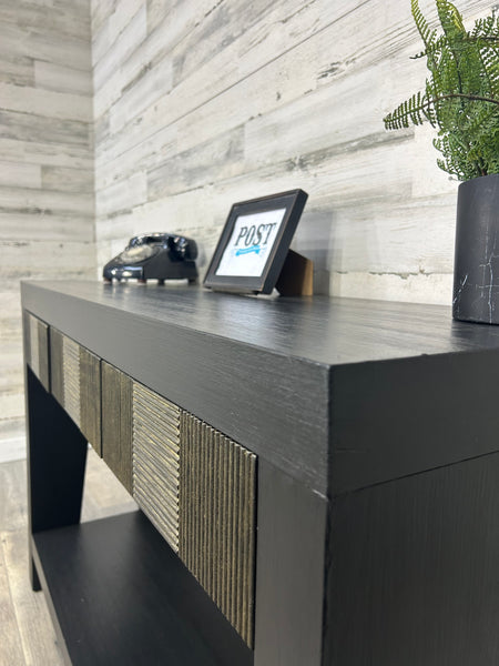 Black & Gold Modern Sofa Table