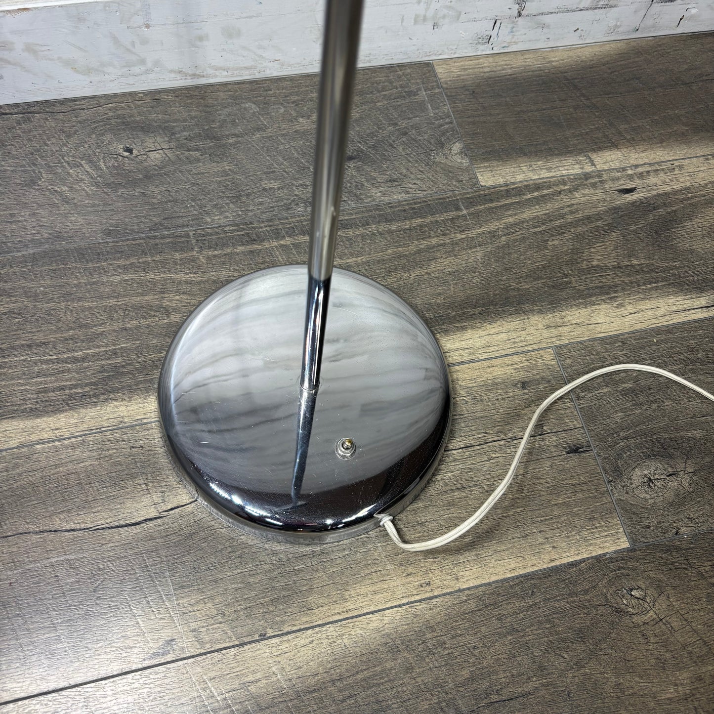 Vintage Standing Chrome Floor Lamp