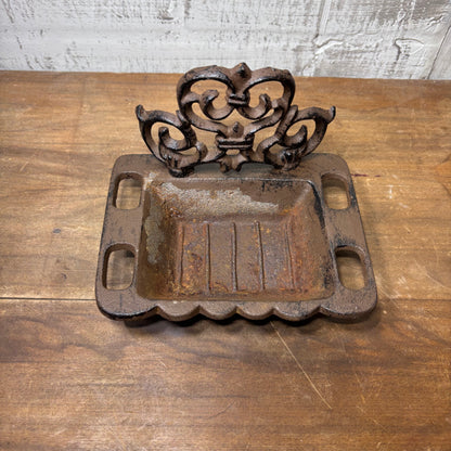Antique Cast Iron Soap Dish